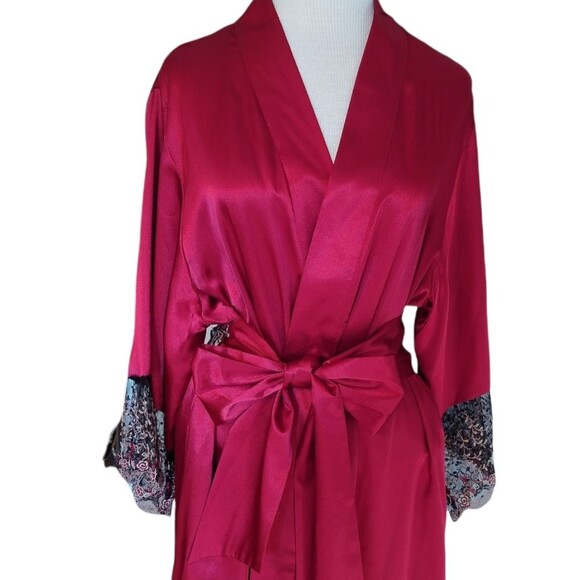 Vintage Valerie Stevens Floral Long Robe - Picture 9 of 9